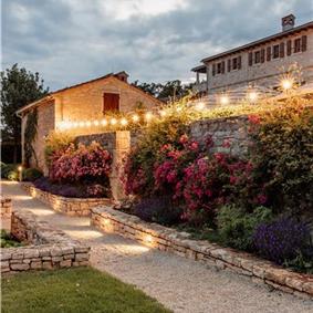 Luxury Villa Estate with 3 Pools on Istrian Vineyards near Bale, sleeps 56-60